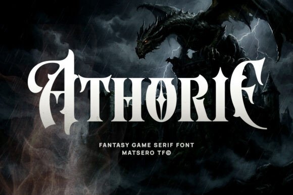 Athorie: The Bold Fantasy Font for Epic Design