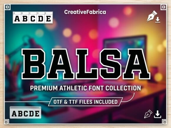 Balsa: Step onto the Field with a Powerful Typeface