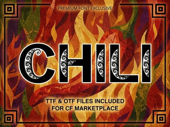 Chili: Ignite Your Designs with a Hypnotic Display Typeface