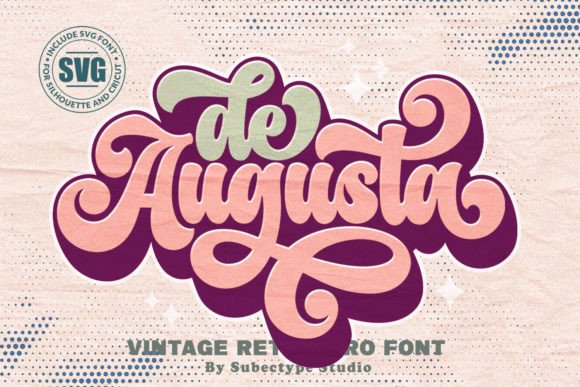 De Augusta: A Bold Vintage Typeface for Timeless Designs