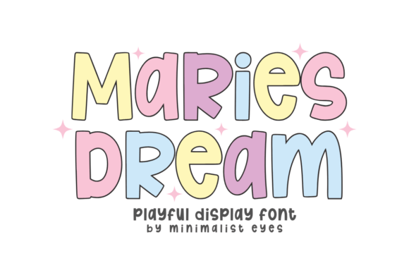 Maries Dream: A Modern Typeface for Creative Projects