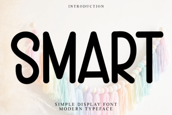 Smart: A Festive Typeface for Enchanting Designs