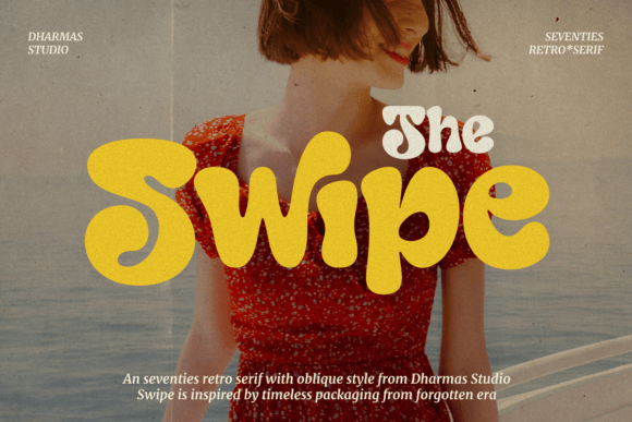 Swipe: Embrace Seventies Charm with This Retro Bold Font