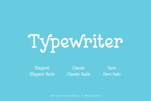 Typewriter: Unearthing Timeless Elegance with a Twist