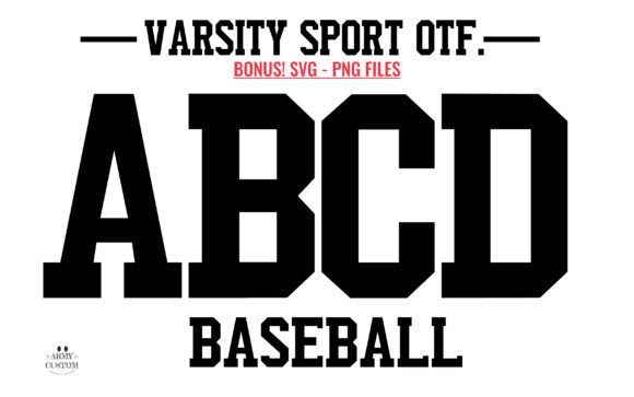 Varsity Sport Army: Capturing Collegiate Spirit in Typography